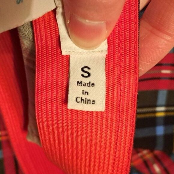 Gretchen Scott Gripe Less Tartan Pull-on Plaid Pants Size Small Ankle Crop - Picture 12 of 13